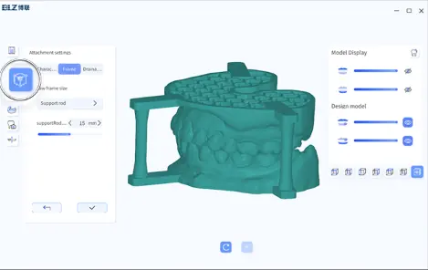Generatorul de model 3D: model cu bază, pregătit pentru imprimare